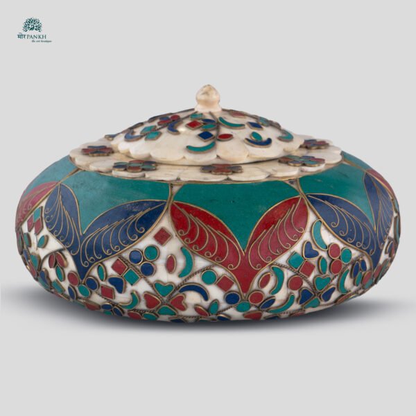 Minakari Round Box