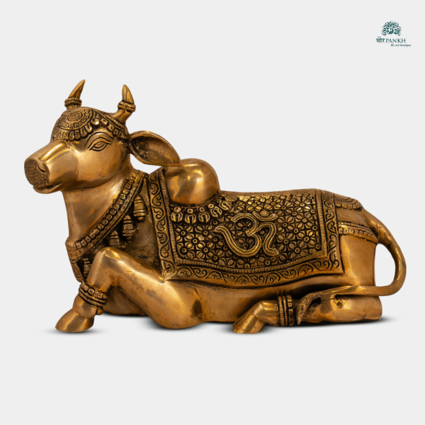Handcrafted Brass Nandi Bull