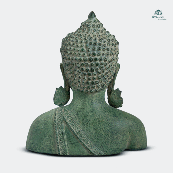 Antique Buddha Bust Decor - Image 2