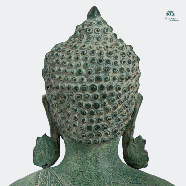 Antique Buddha Bust Decor - Image 4