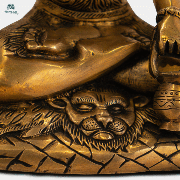 Handcrafted Brass Lord Shiva Idol  - Image 3