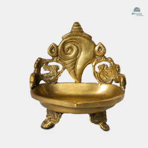 Handcrafted Brass Shankh Urli Bowl